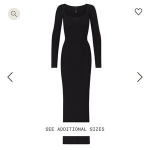 Skims long sleeve dress
